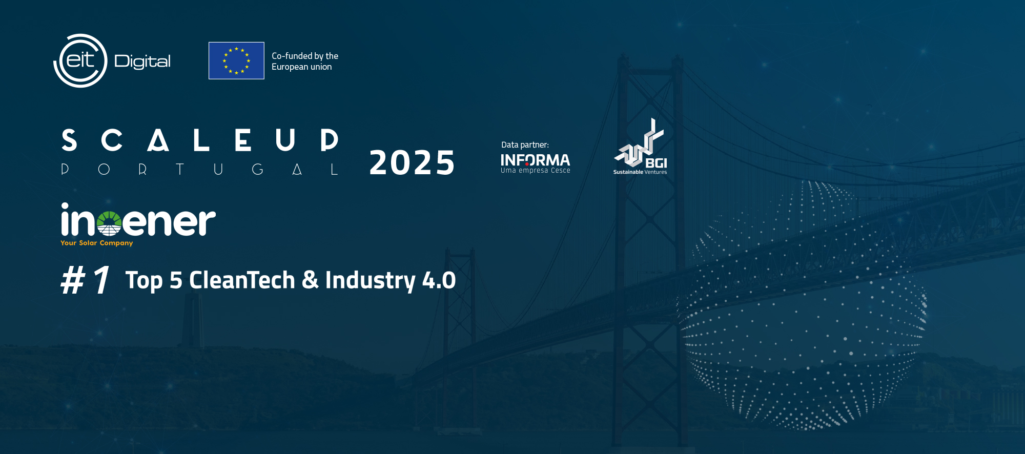 De Top 5 para 1.º lugar em CleanTech & Industry 4.0